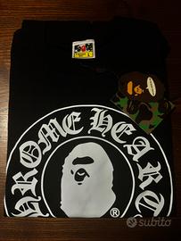 T-shirt bape x chrome hearts