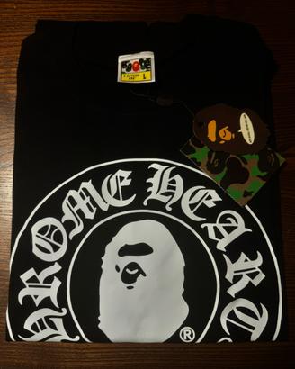 T-shirt bape x chrome hearts