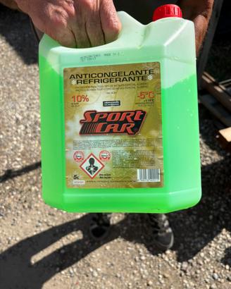 Anti refrigerante - antigelo 5 Lt verde