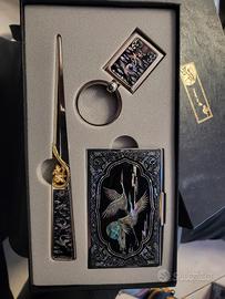 Set Ufficio Pregiato in Madreperla Coreana - Nuovo