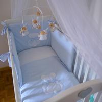 Set completo 4 pezzi lettino Nanan