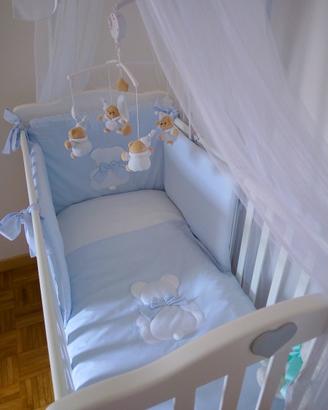 Set completo 4 pezzi lettino Nanan