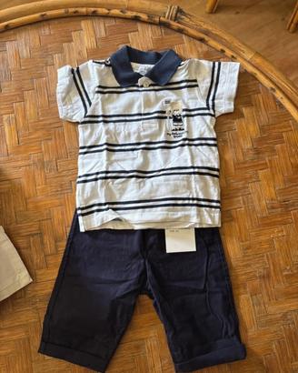 Completo pantalone e polo