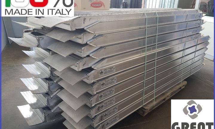 Rampe In Alluminio per Mini escavatori