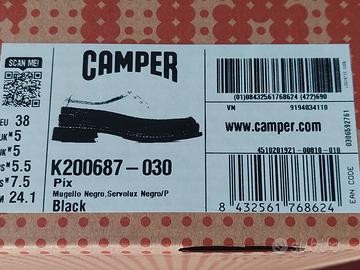 NUOVE SCARPE DA DONNA CAMPER NERE MOD. POLACCHINO 