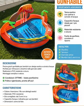 Piscina gonfiabile per bambini