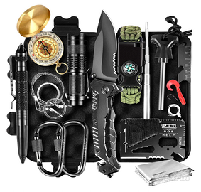 Kit sopravvivenza 14 in 1 campeggio Accesso