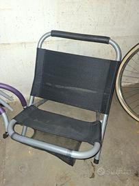 sedia pieghevole campeggio/mare/pesca