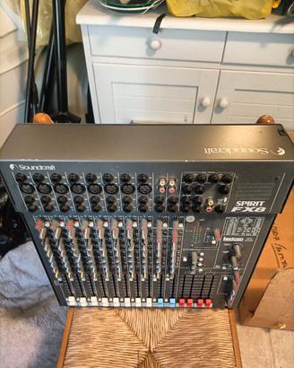 MIXER SOUNDCRAFT SPIRIT FOLIO EFFETTI LEXICON