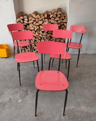 set 6 sedie vintage 