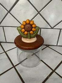 Barattolo Thun con girasole