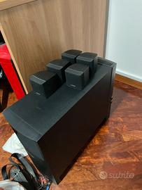 bose acoustimass e amplificatore onkyo