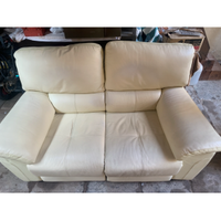 Divano relax in pelle