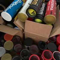 60 Palline usate da tennis/padel per vari usi