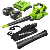 SOFFIATORE A BATTERIA 48 VOLT  GREENWORKS 