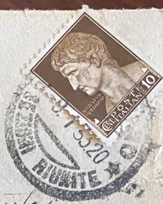Francobollo Augustus Imperator 1933 10 cent.