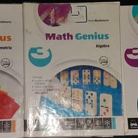 3 libri di matematica e geometria classe 3° media