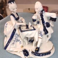 Statuetta ceramica   riproduzione Capodimonte