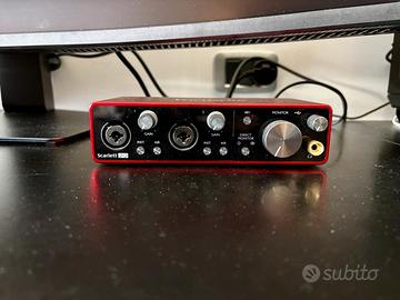 Focusrite Scarlett 2i2 3rd Gen - Perfetta Scheda