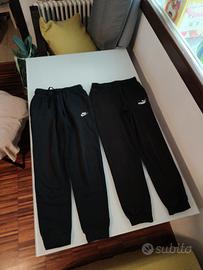 pantaloni tuta Nike e Puma