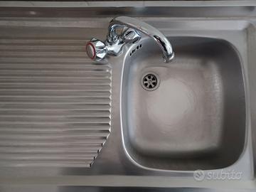 Lavello acciaio inox con mobile
