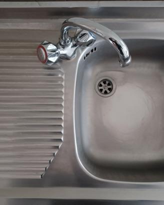 Lavello acciaio inox con mobile