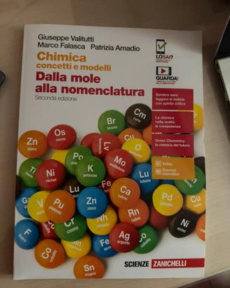 Libro Dalla mole alla nomenclatura (Zanichelli)