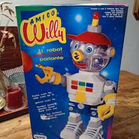 robot elettronico parlante amico willy fassi nuovo