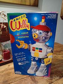robot elettronico parlante amico willy fassi nuovo