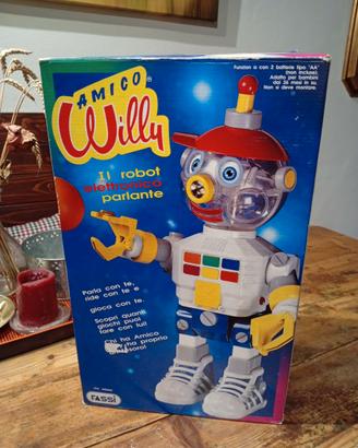 robot elettronico parlante amico willy fassi nuovo