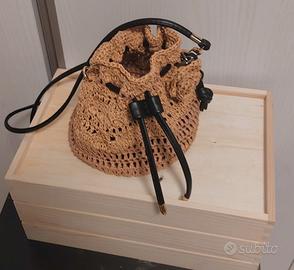 borsa secchiello estiva in rafia