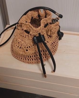 borsa secchiello estiva in rafia
