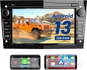 Autoradio 7" android 13 2GB+64GB carplay per Opel