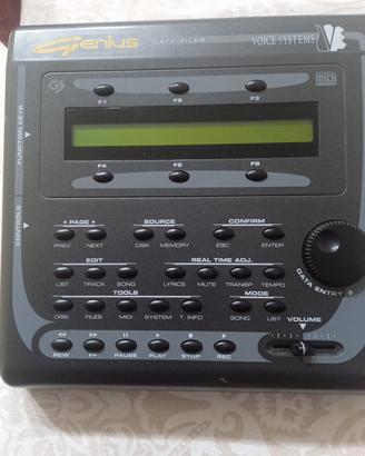 Lettore midi file voice sistem 