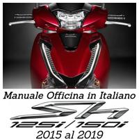Manuale Officina Honda SH 125 - 150 2015 al 2019