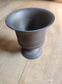 Coppa Vintage Ottone Massiccio Artigianale - 10cm