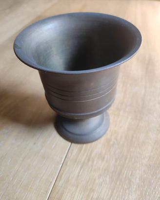 Coppa Vintage Ottone Massiccio Artigianale - 10cm