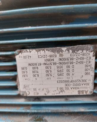 motore 5.5kw ABB