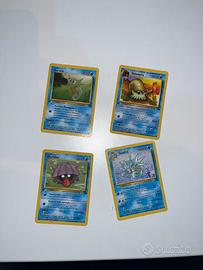 Lotto pokemon fossil prima edizione