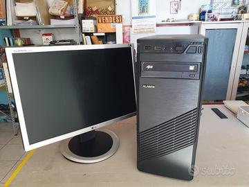 PC Desktop ASUS Fisso + Monitor LG 20 pollici