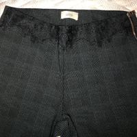 Pantaloni skinny Oltre fantasia pied de poule tg40