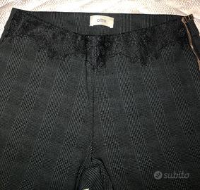 Pantaloni skinny Oltre fantasia pied de poule tg40