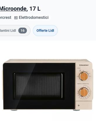 Microonde Silvercrest Lidl