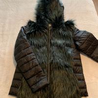 piumino con  pelliccia