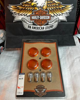 Harley davidson originali coperchi frecce e lampad