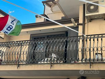 Tettoia in ferro zincato