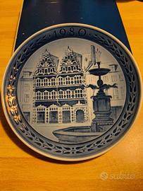 Piatto Royal Copenaghen 1980 bicentenario original