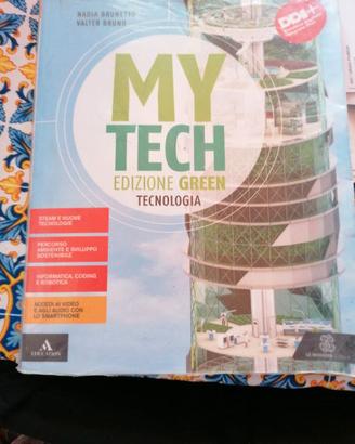Libro scuole medie tecnologia my tech ediz green