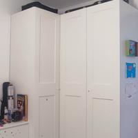 Armadio angolare IKEA PAX modello GRIMO bianco