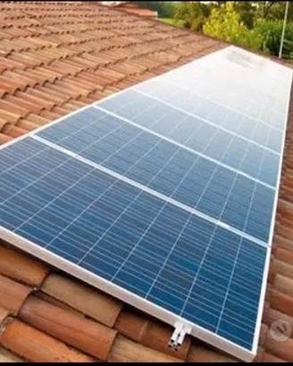 kit fissaggio per 4 pannelli fotovoltaici 